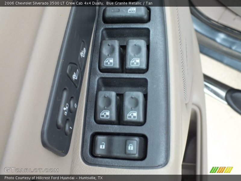 Blue Granite Metallic / Tan 2006 Chevrolet Silverado 3500 LT Crew Cab 4x4 Dually