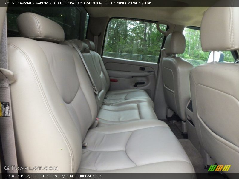 Blue Granite Metallic / Tan 2006 Chevrolet Silverado 3500 LT Crew Cab 4x4 Dually