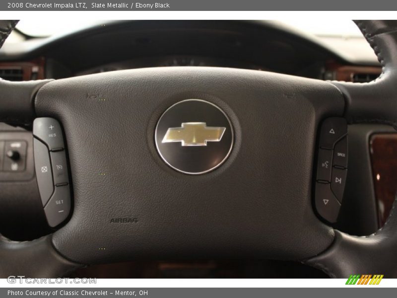 Slate Metallic / Ebony Black 2008 Chevrolet Impala LTZ