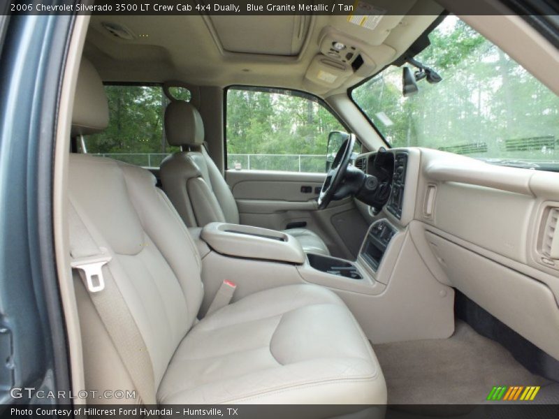 Blue Granite Metallic / Tan 2006 Chevrolet Silverado 3500 LT Crew Cab 4x4 Dually