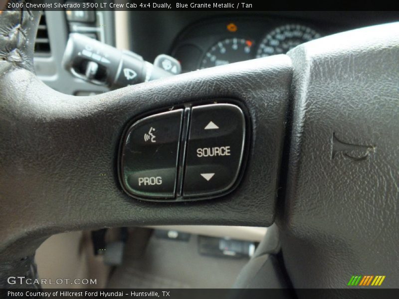 Blue Granite Metallic / Tan 2006 Chevrolet Silverado 3500 LT Crew Cab 4x4 Dually