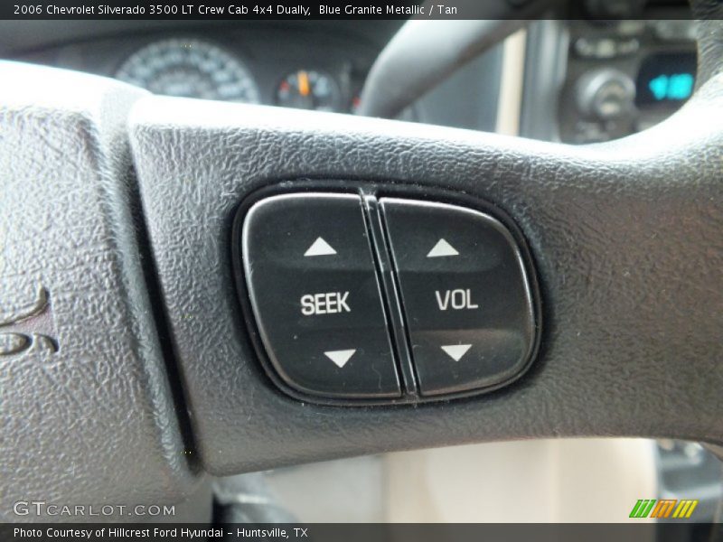 Blue Granite Metallic / Tan 2006 Chevrolet Silverado 3500 LT Crew Cab 4x4 Dually