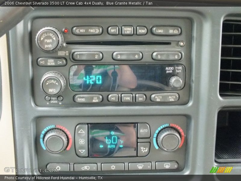 Blue Granite Metallic / Tan 2006 Chevrolet Silverado 3500 LT Crew Cab 4x4 Dually