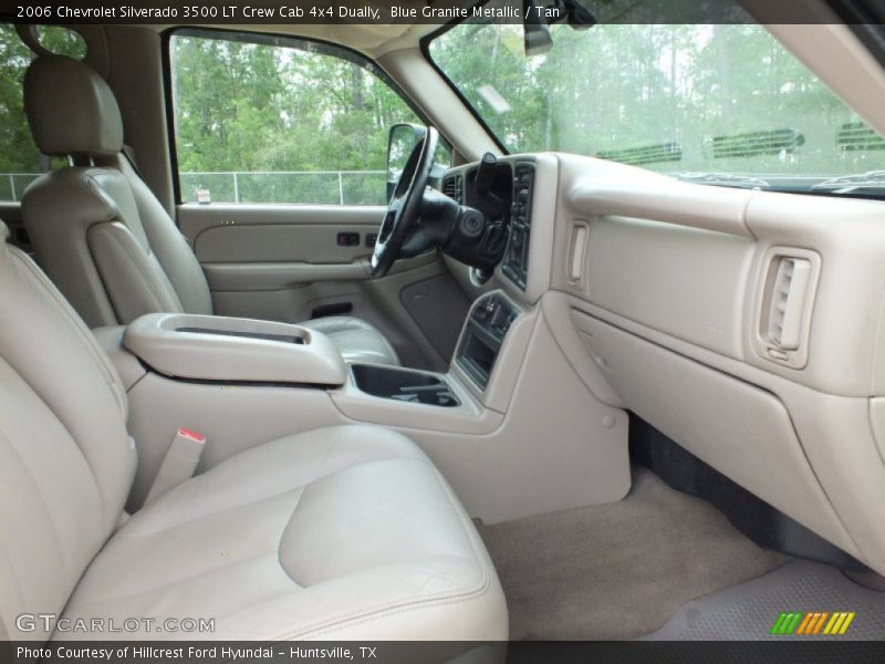 Blue Granite Metallic / Tan 2006 Chevrolet Silverado 3500 LT Crew Cab 4x4 Dually