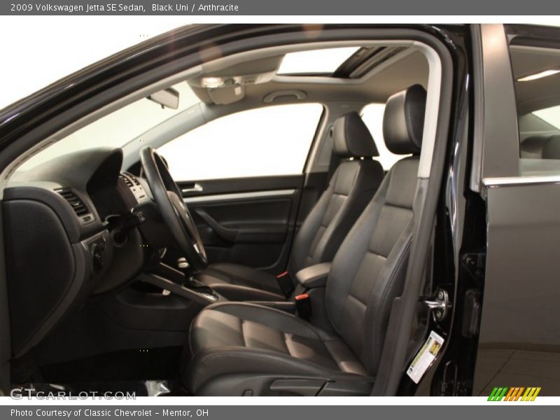 Black Uni / Anthracite 2009 Volkswagen Jetta SE Sedan
