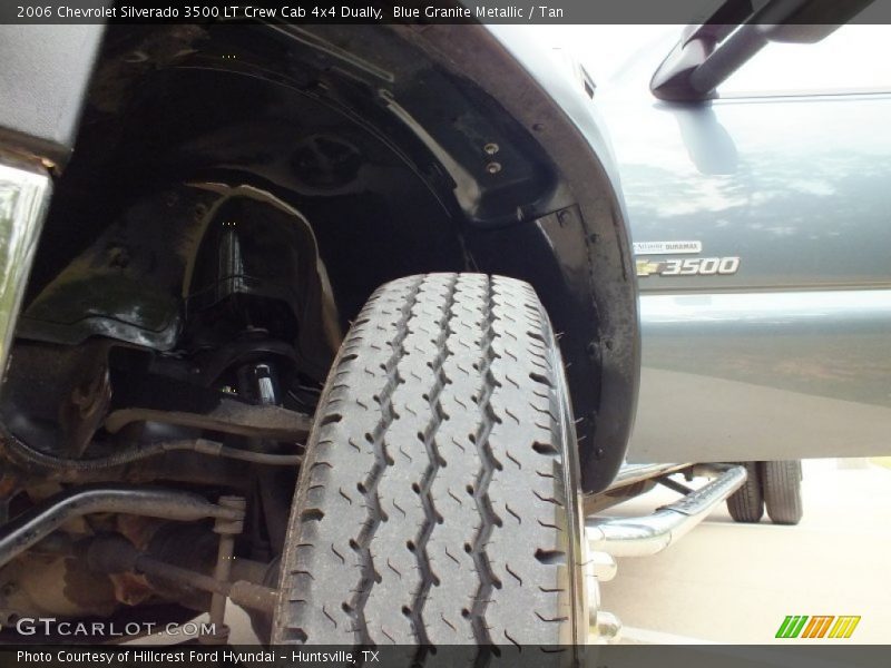 Blue Granite Metallic / Tan 2006 Chevrolet Silverado 3500 LT Crew Cab 4x4 Dually