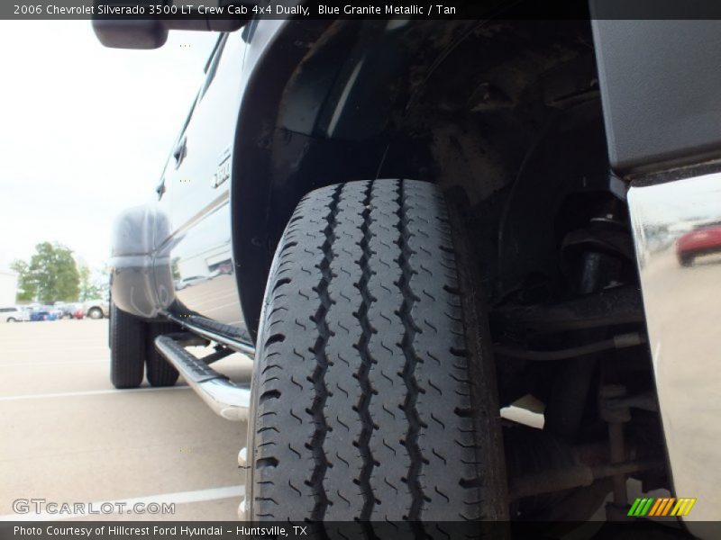 Blue Granite Metallic / Tan 2006 Chevrolet Silverado 3500 LT Crew Cab 4x4 Dually