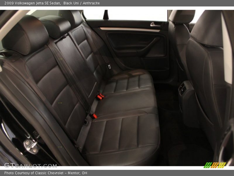 Black Uni / Anthracite 2009 Volkswagen Jetta SE Sedan