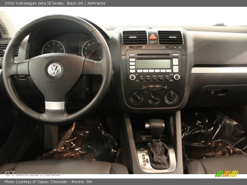 Black Uni / Anthracite 2009 Volkswagen Jetta SE Sedan