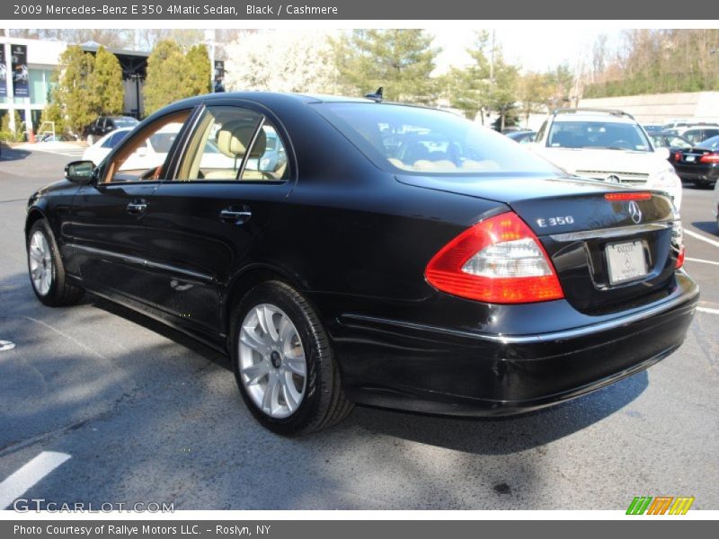Black / Cashmere 2009 Mercedes-Benz E 350 4Matic Sedan