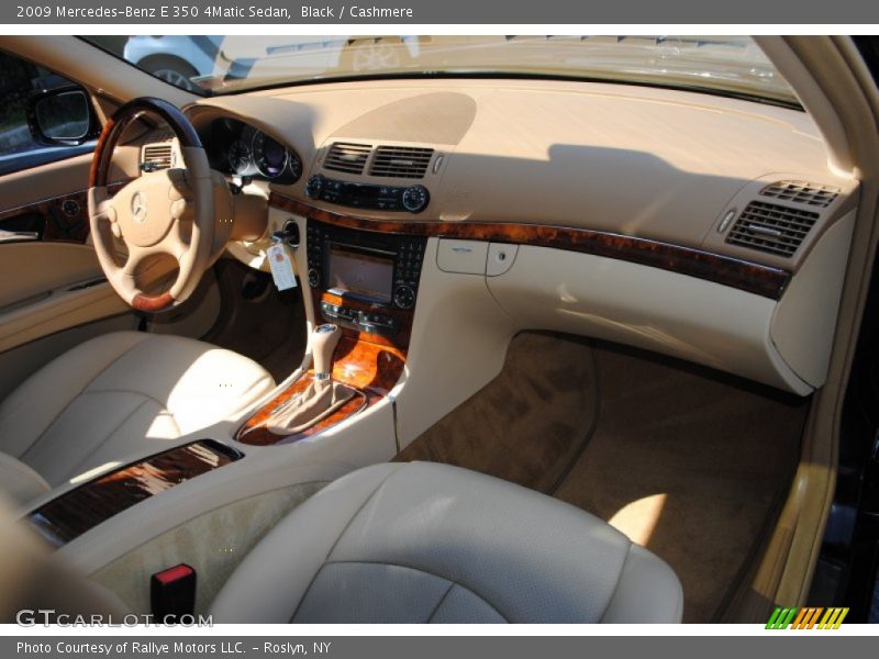 Black / Cashmere 2009 Mercedes-Benz E 350 4Matic Sedan