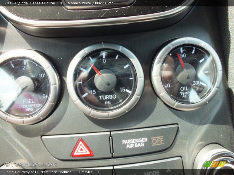  2013 Genesis Coupe 2.0T 2.0T Gauges