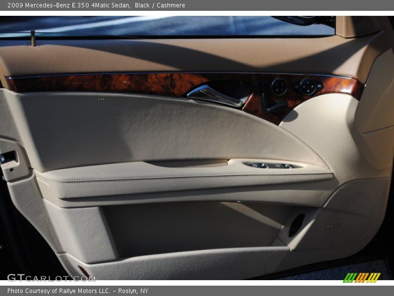 Black / Cashmere 2009 Mercedes-Benz E 350 4Matic Sedan