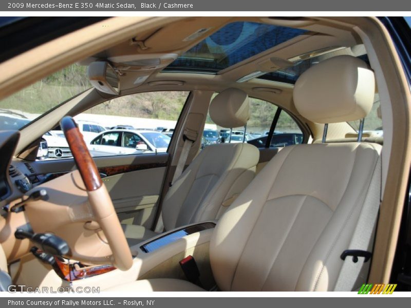Black / Cashmere 2009 Mercedes-Benz E 350 4Matic Sedan