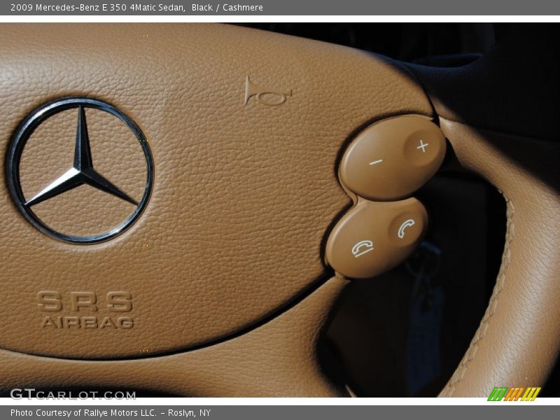 Black / Cashmere 2009 Mercedes-Benz E 350 4Matic Sedan