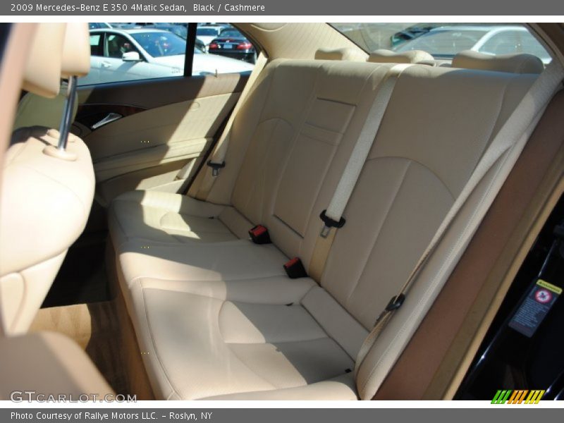 Black / Cashmere 2009 Mercedes-Benz E 350 4Matic Sedan