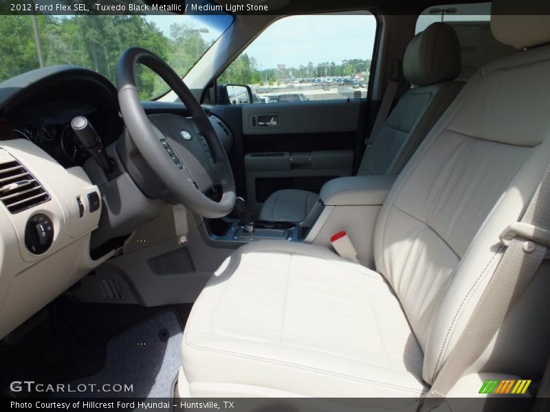 Tuxedo Black Metallic / Medium Light Stone 2012 Ford Flex SEL