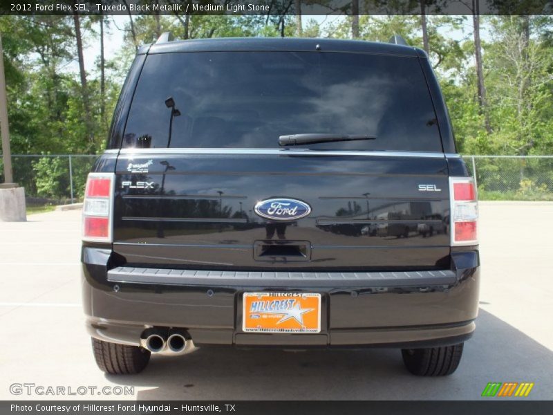 Tuxedo Black Metallic / Medium Light Stone 2012 Ford Flex SEL