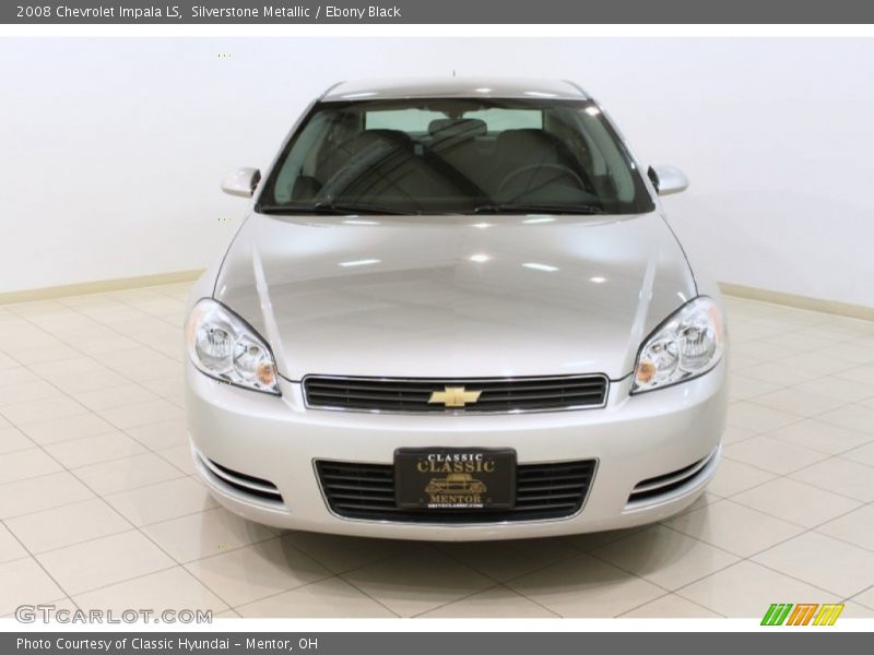 Silverstone Metallic / Ebony Black 2008 Chevrolet Impala LS