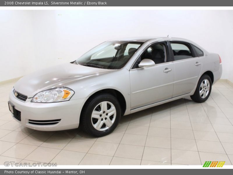 Silverstone Metallic / Ebony Black 2008 Chevrolet Impala LS