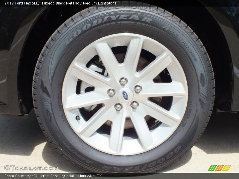 Tuxedo Black Metallic / Medium Light Stone 2012 Ford Flex SEL