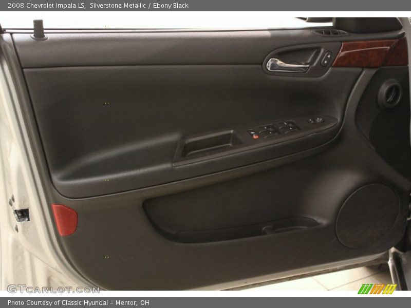 Silverstone Metallic / Ebony Black 2008 Chevrolet Impala LS