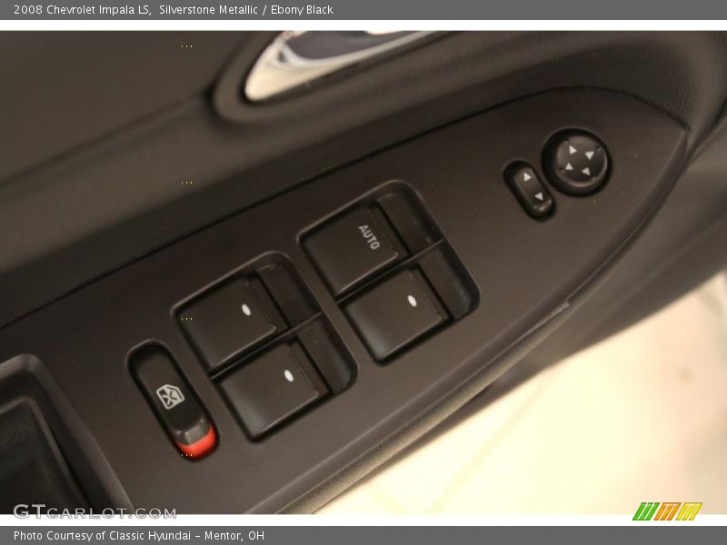 Silverstone Metallic / Ebony Black 2008 Chevrolet Impala LS