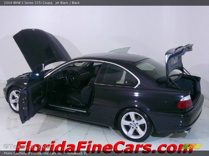 Jet Black / Black 2004 BMW 3 Series 325i Coupe