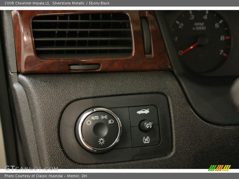 Silverstone Metallic / Ebony Black 2008 Chevrolet Impala LS