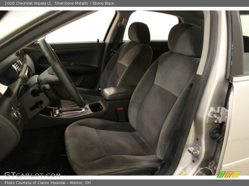 Silverstone Metallic / Ebony Black 2008 Chevrolet Impala LS
