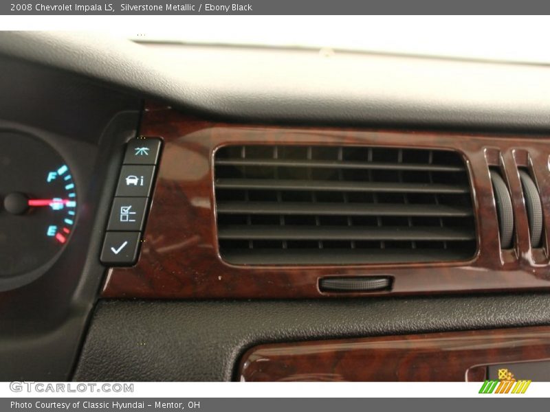 Silverstone Metallic / Ebony Black 2008 Chevrolet Impala LS