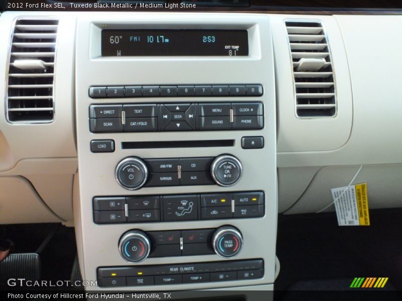 Tuxedo Black Metallic / Medium Light Stone 2012 Ford Flex SEL