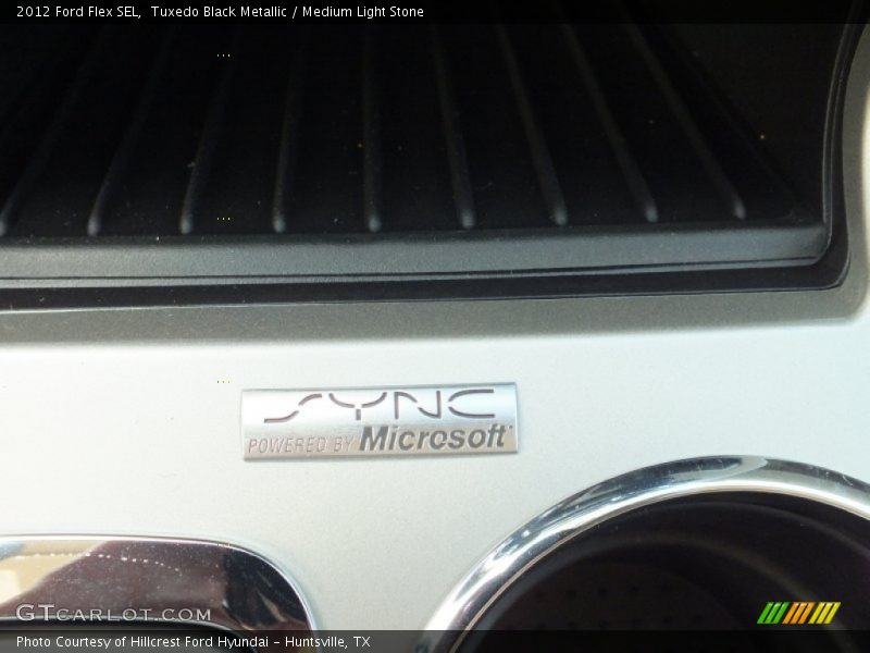 Tuxedo Black Metallic / Medium Light Stone 2012 Ford Flex SEL