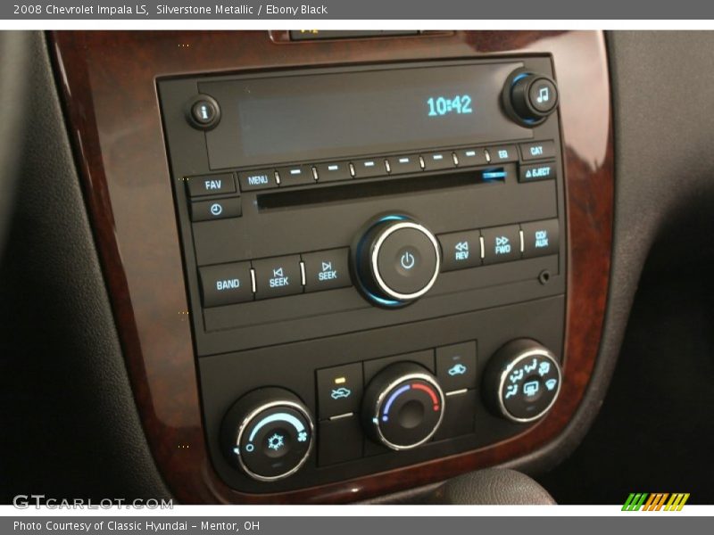 Silverstone Metallic / Ebony Black 2008 Chevrolet Impala LS