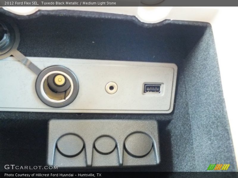 Tuxedo Black Metallic / Medium Light Stone 2012 Ford Flex SEL