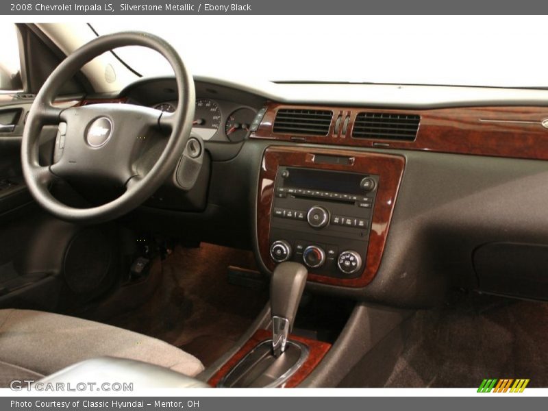 Silverstone Metallic / Ebony Black 2008 Chevrolet Impala LS