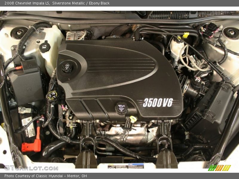 Silverstone Metallic / Ebony Black 2008 Chevrolet Impala LS