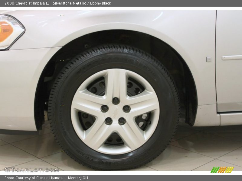 Silverstone Metallic / Ebony Black 2008 Chevrolet Impala LS