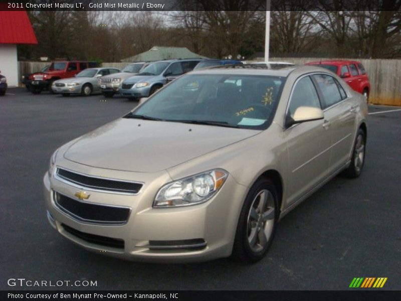 Gold Mist Metallic / Ebony 2011 Chevrolet Malibu LT