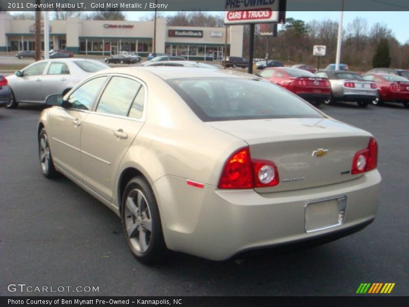 Gold Mist Metallic / Ebony 2011 Chevrolet Malibu LT