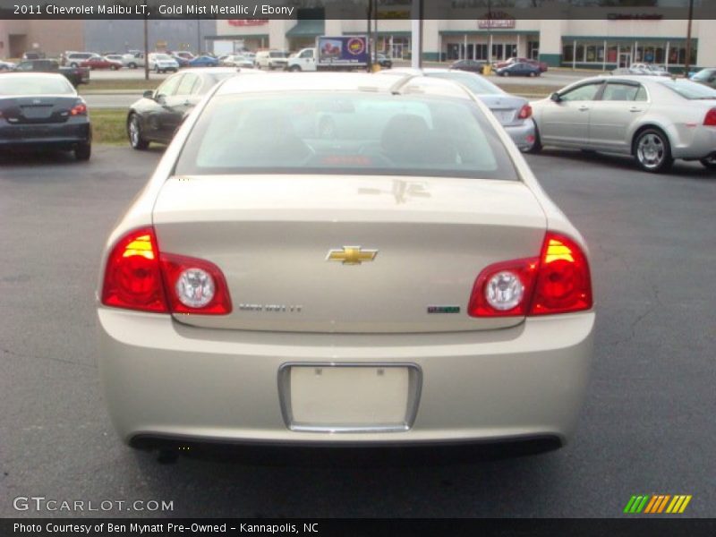 Gold Mist Metallic / Ebony 2011 Chevrolet Malibu LT