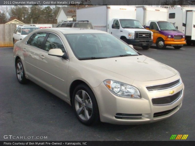 Gold Mist Metallic / Ebony 2011 Chevrolet Malibu LT