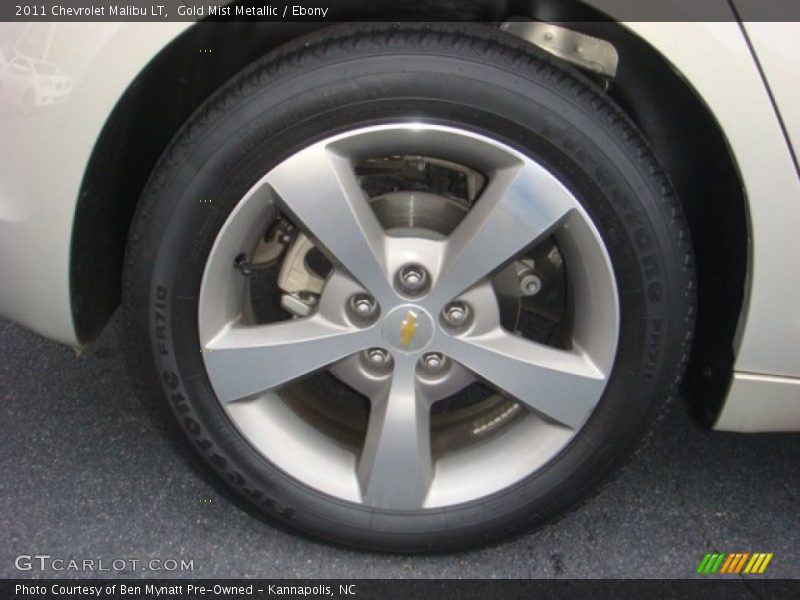 Gold Mist Metallic / Ebony 2011 Chevrolet Malibu LT