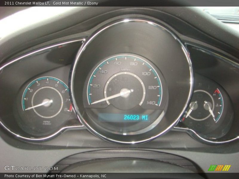 Gold Mist Metallic / Ebony 2011 Chevrolet Malibu LT