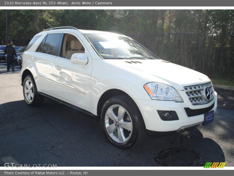 Arctic White / Cashmere 2010 Mercedes-Benz ML 350 4Matic