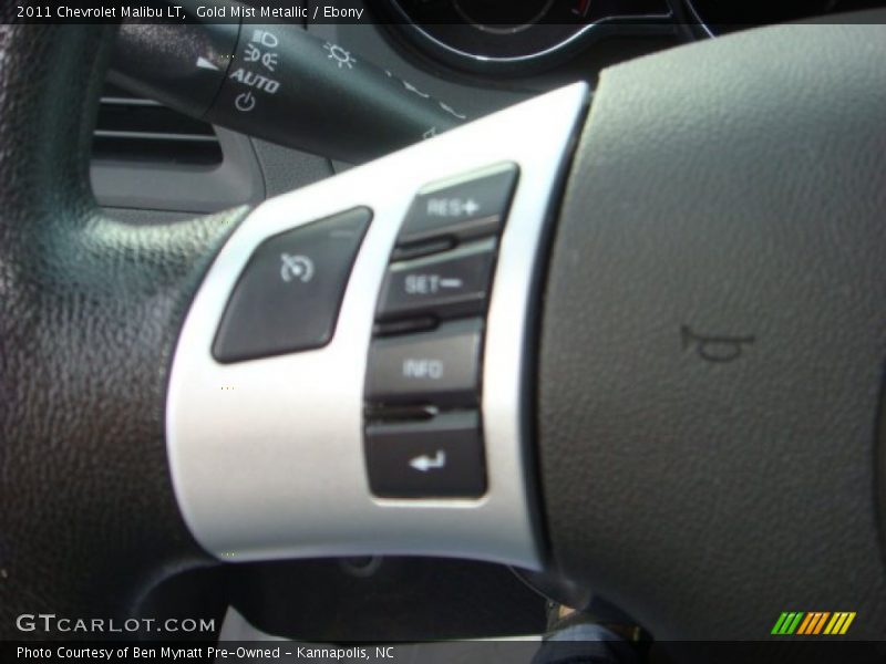 Gold Mist Metallic / Ebony 2011 Chevrolet Malibu LT
