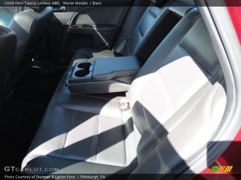 Merlot Metallic / Black 2008 Ford Taurus Limited AWD