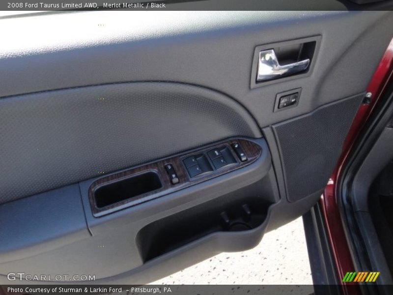 Merlot Metallic / Black 2008 Ford Taurus Limited AWD