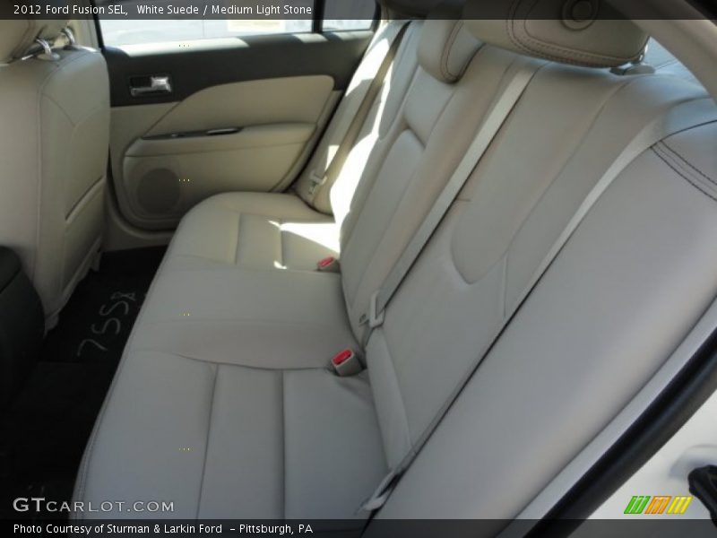 White Suede / Medium Light Stone 2012 Ford Fusion SEL