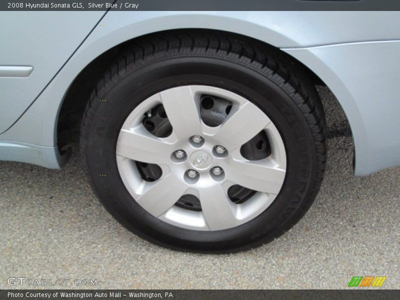 Silver Blue / Gray 2008 Hyundai Sonata GLS